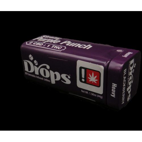 Drops - 20 pack - Blackberry THC/CBD